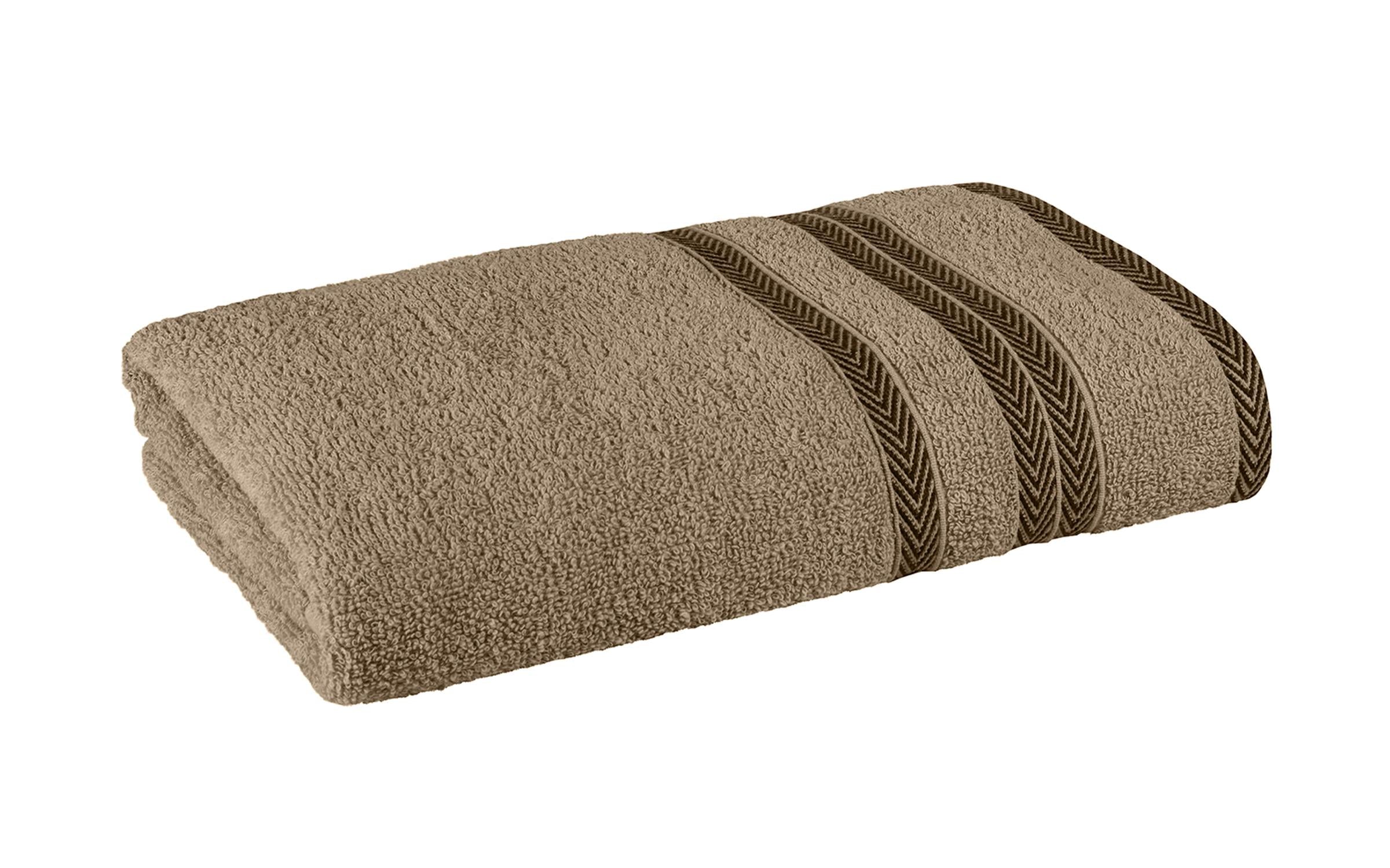 Seline towel 70x140 pink + black