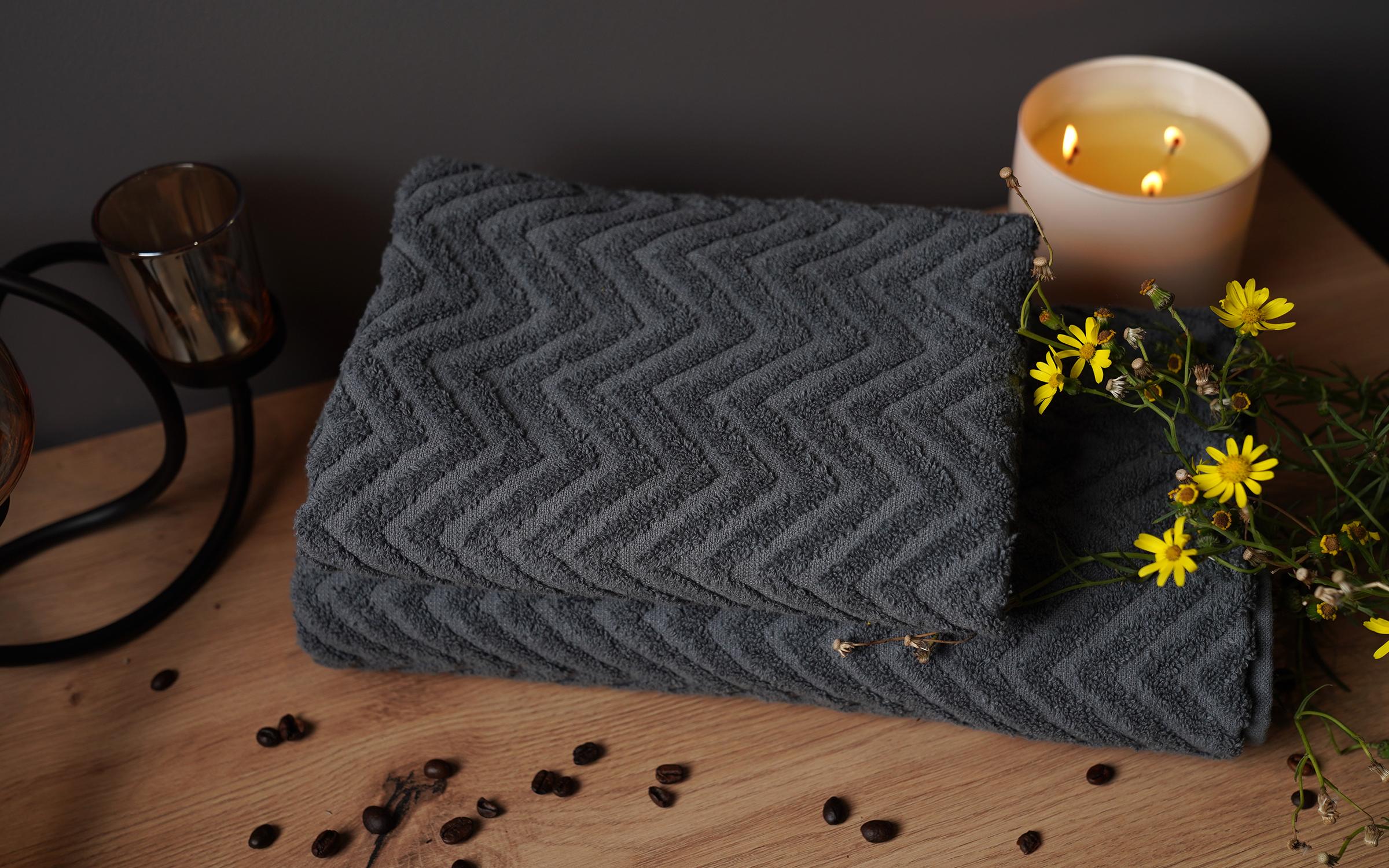 Τowel Donald 70x140 dark grey