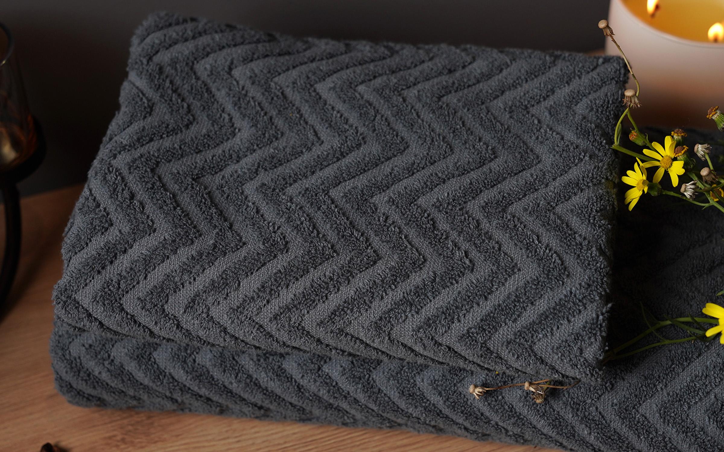 Τowel Donald 70x140 dark grey