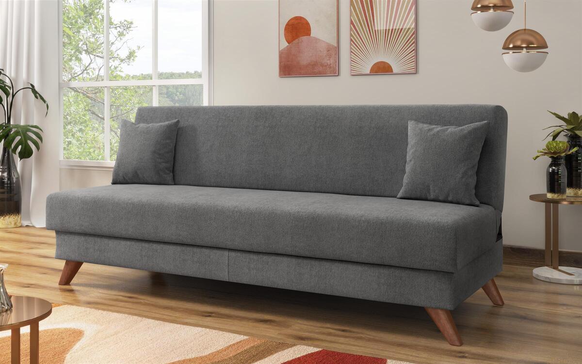 Three-seater sofa/bed Lando 3480 grey