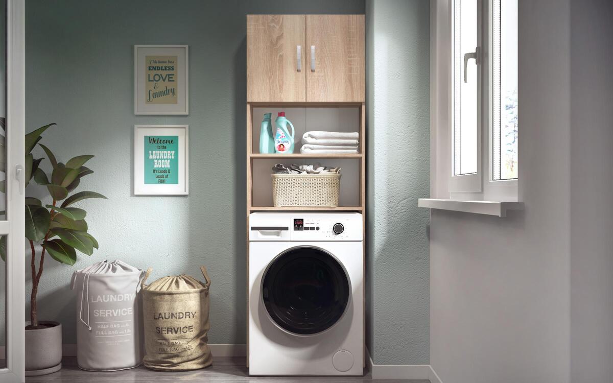 Laundry cabinet Lore 8602 sonoma oak