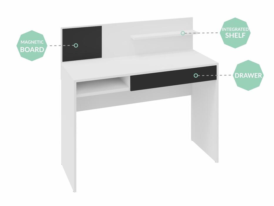 Office Magneto 3164 white + black