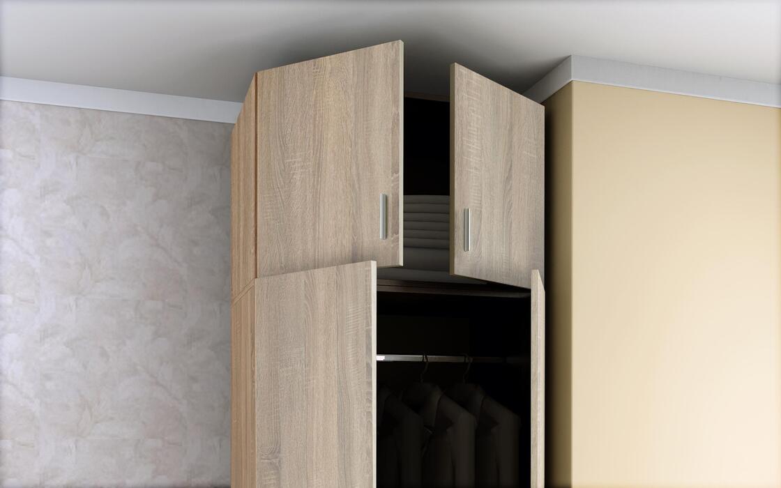 Loft 2-leaf wardrobe Jobe 9488 sonoma oak
