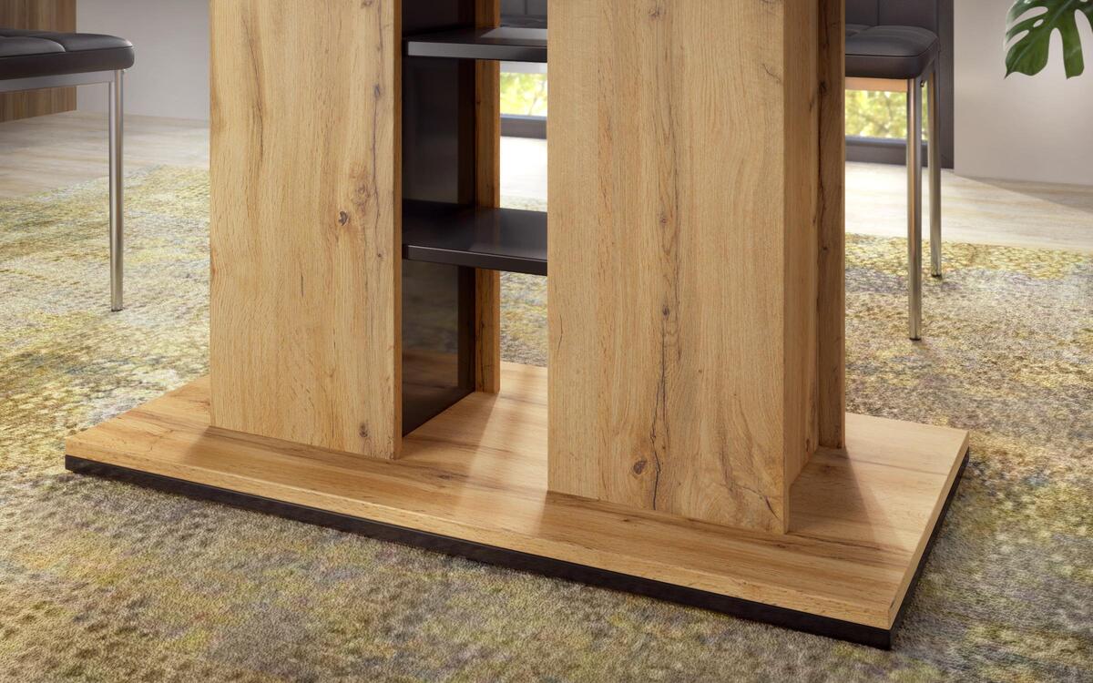 Table Pedrinho 1835 oak votan + black glossy