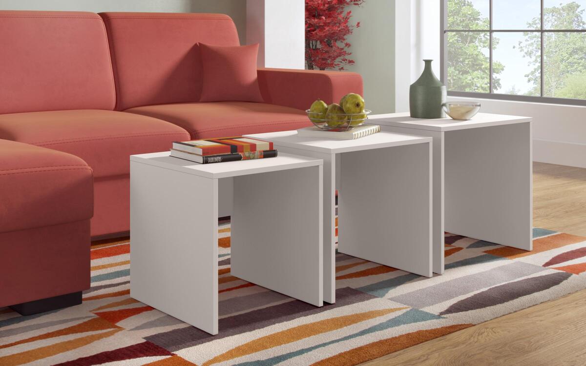 Coffee table 3 in 1 Sherlock 5911 white