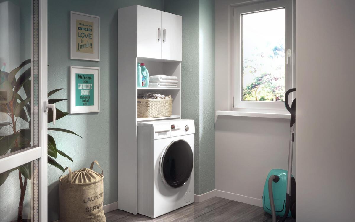 Lore 8602 laundry cabinet white