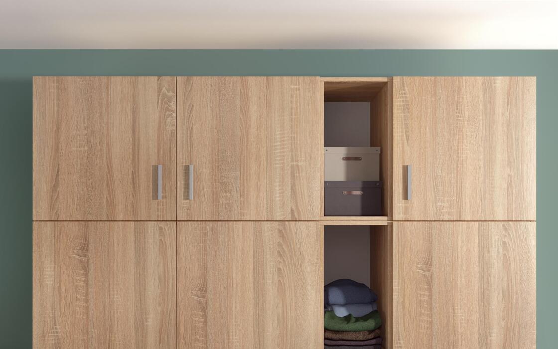 Volley 1266 sonoma oak wardrobe loft