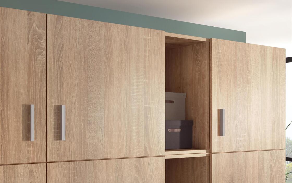 Volley 1266 sonoma oak wardrobe loft