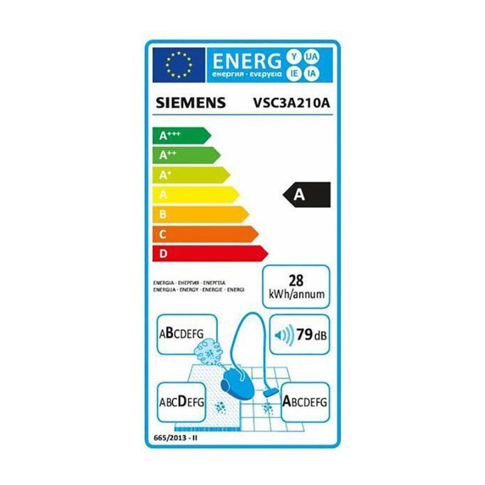 Siemens IQ300 VSC3A210A Прахосмукачка