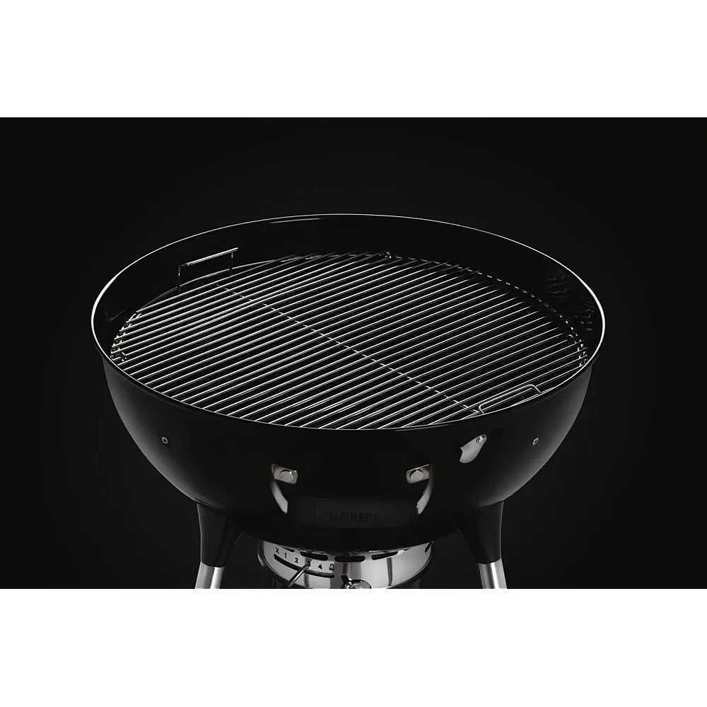 Napoleon Nk22kleg3 Скара на дървени въглища от неръждаема стомана Kettle с капак и термометър 57x57 cm.