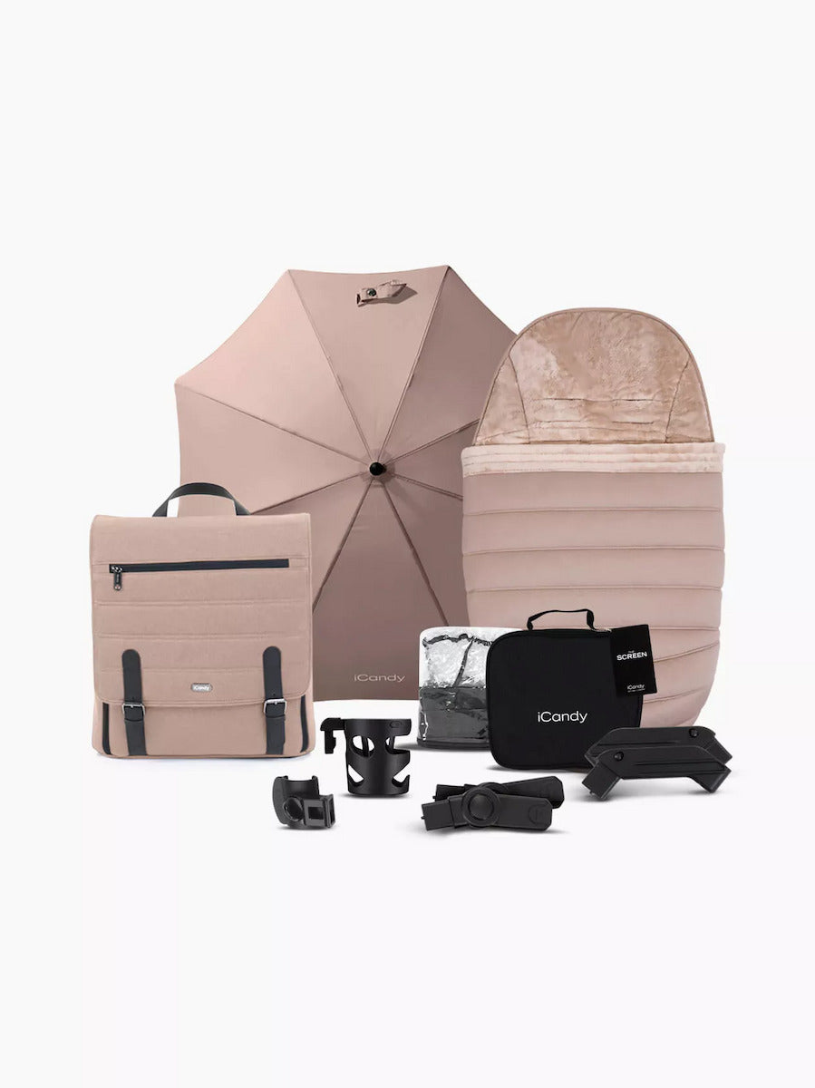 iCandy Peach 7 Регулируема количка 3 в 1 Подходящо за новородено Beige