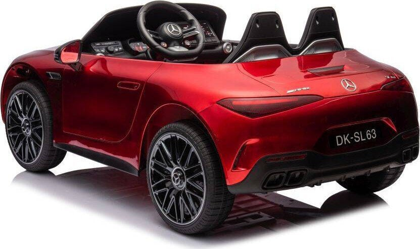 Mercedes AMG SL63 Двуместен с дистанционно управление Licensed 24 Volt Red 1+ години