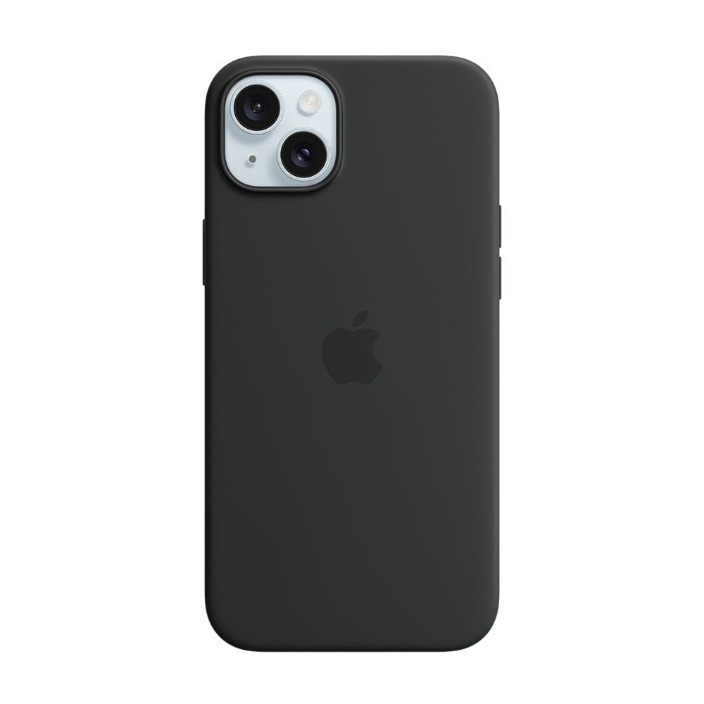Apple iPhone 15 Plus Silicone Case with MagSafe Black Калъф за мобилен телефон