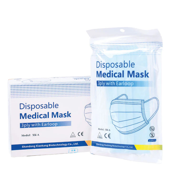 Disposable Elastic Surgical Face Masks 100 pieces 04-000039