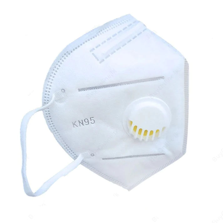 KN95 Breathing Protection Masks with Valve 25 pieces 04-000016
