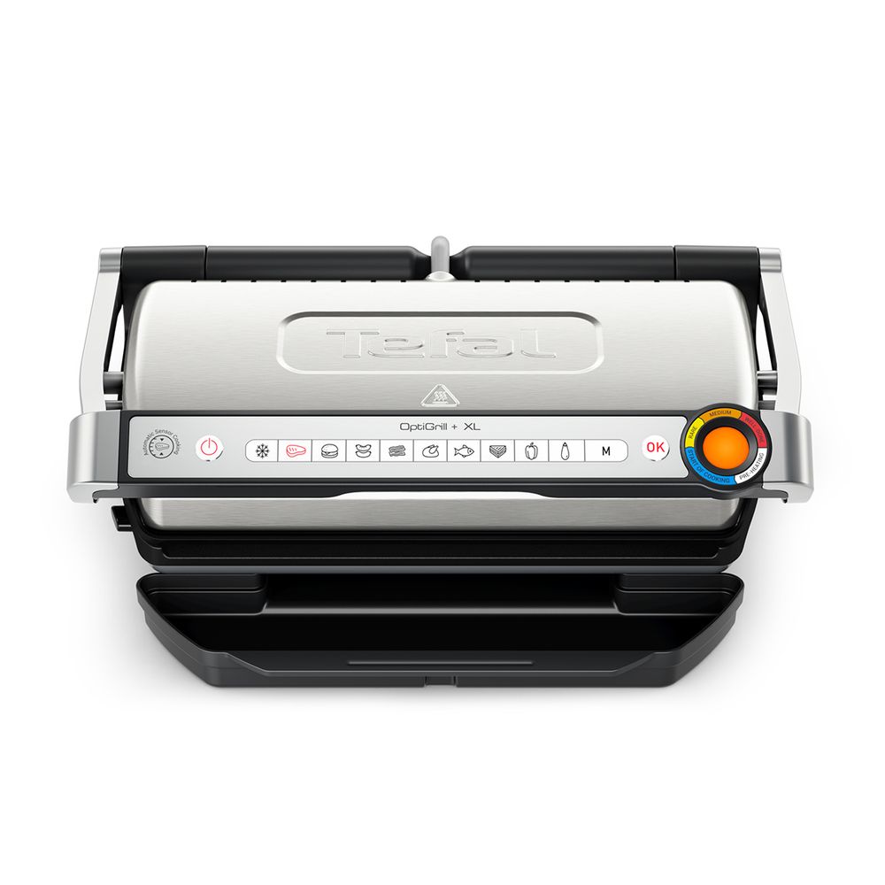 Tefal GC728D OptiGrill+XL & Щипки за тостер-грил