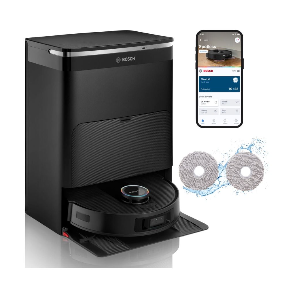 Bosch BCRDW3BX Spotless Max Cam Роботизирана прахосмукачка