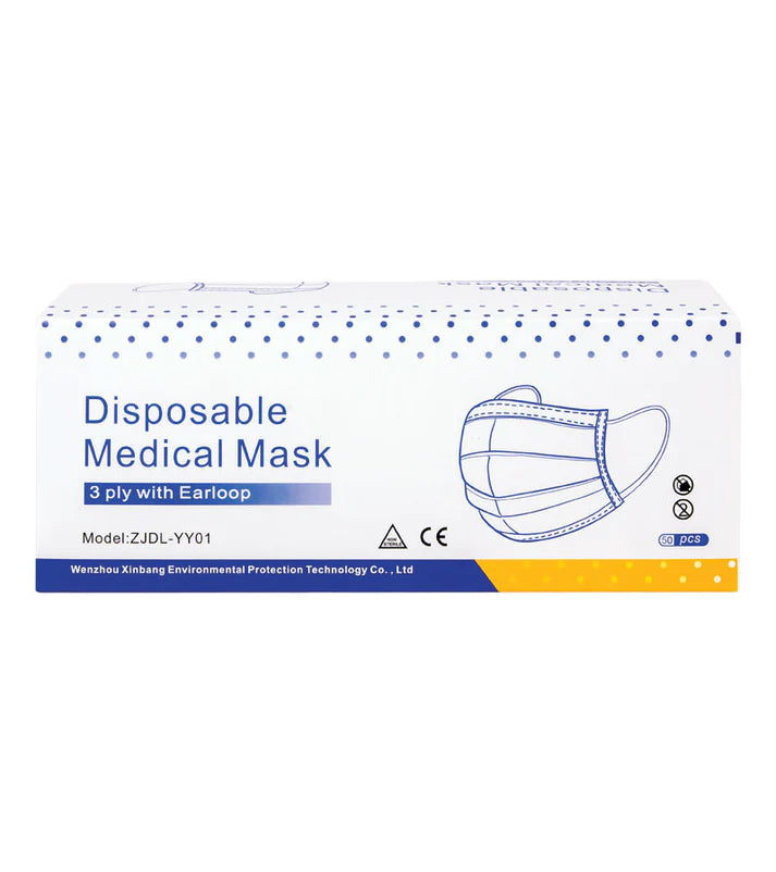Disposable Elastic Surgical Face Masks 100 pieces 04-000039