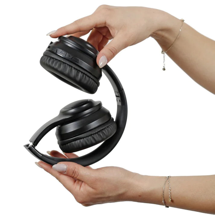 Bluetooth Wireless Headphones ANC Over Ear + Microphone Black ANC-700