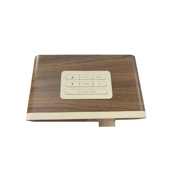 Digital Radio am/fm with Dual Alarm Clock in Wooden Box CT-89