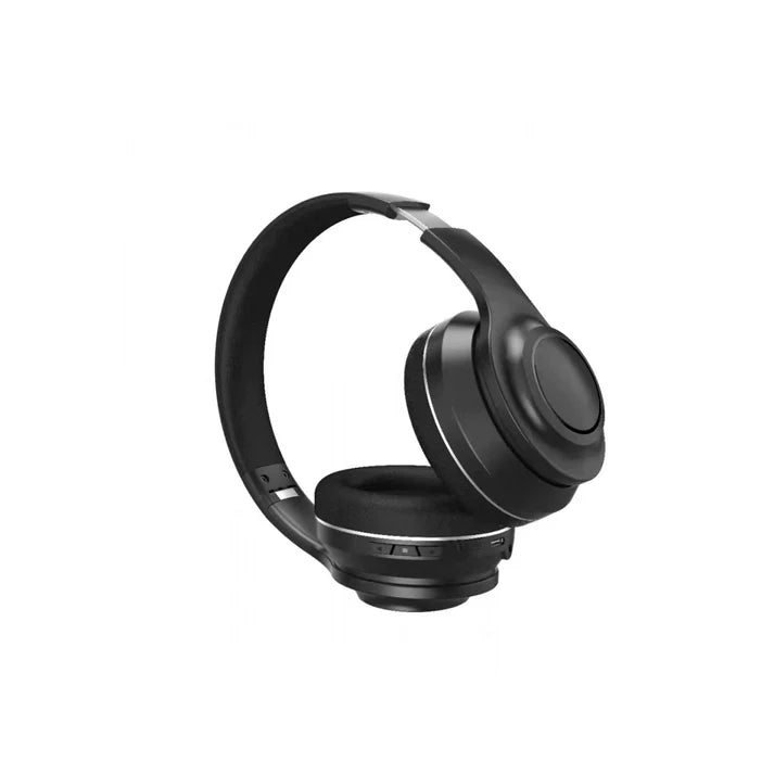 Bluetooth Wireless Headphones ANC Over Ear + Microphone Black ANC-700