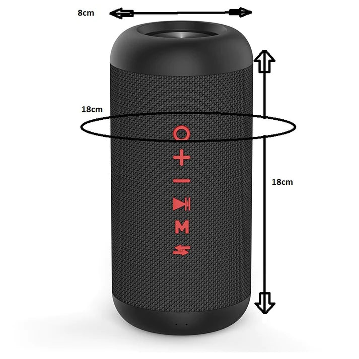 Waterproof Portable Wireless Speaker S006 with Bluetooth 10W S006