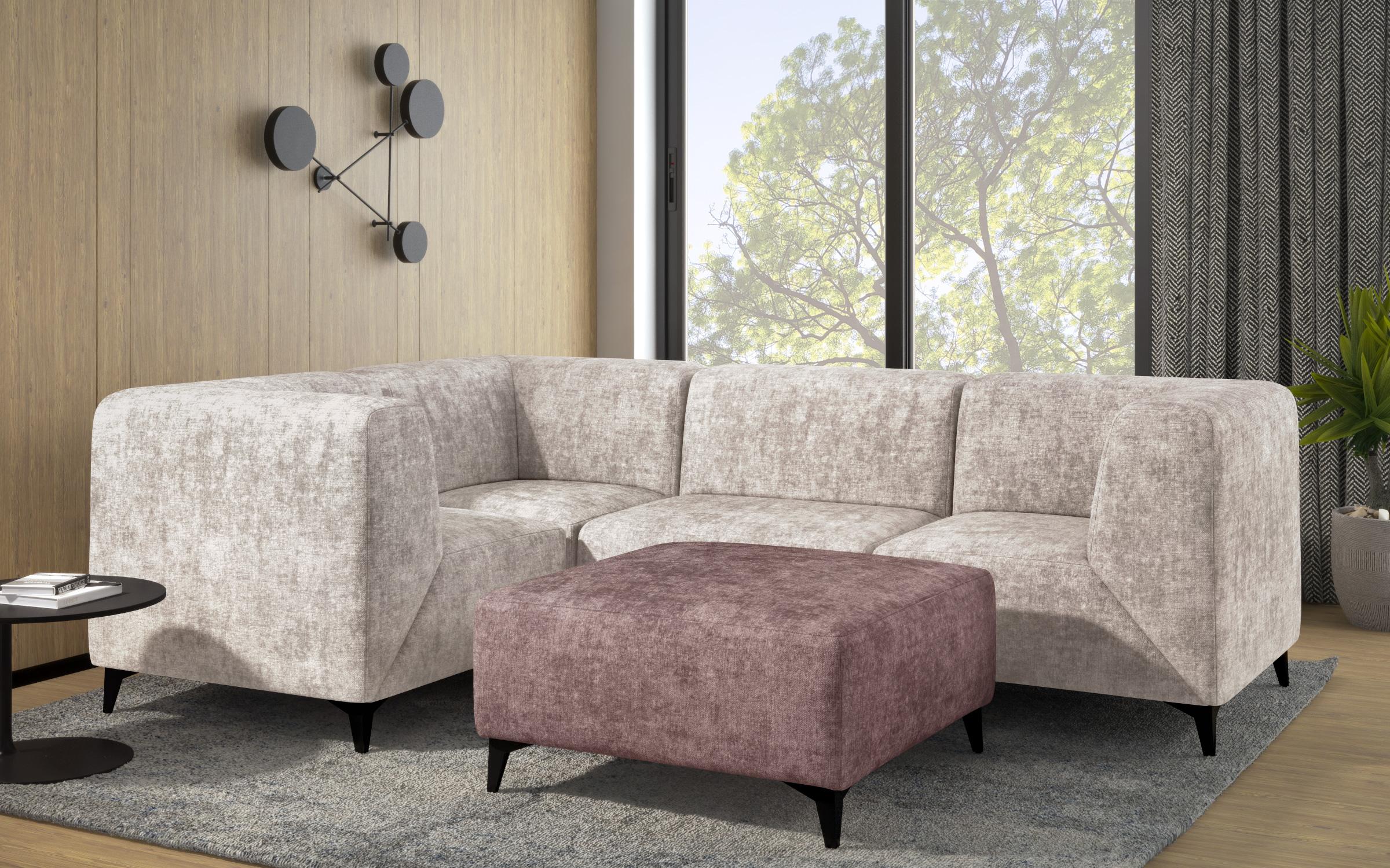 Stool Alvaro 5798 dark pink