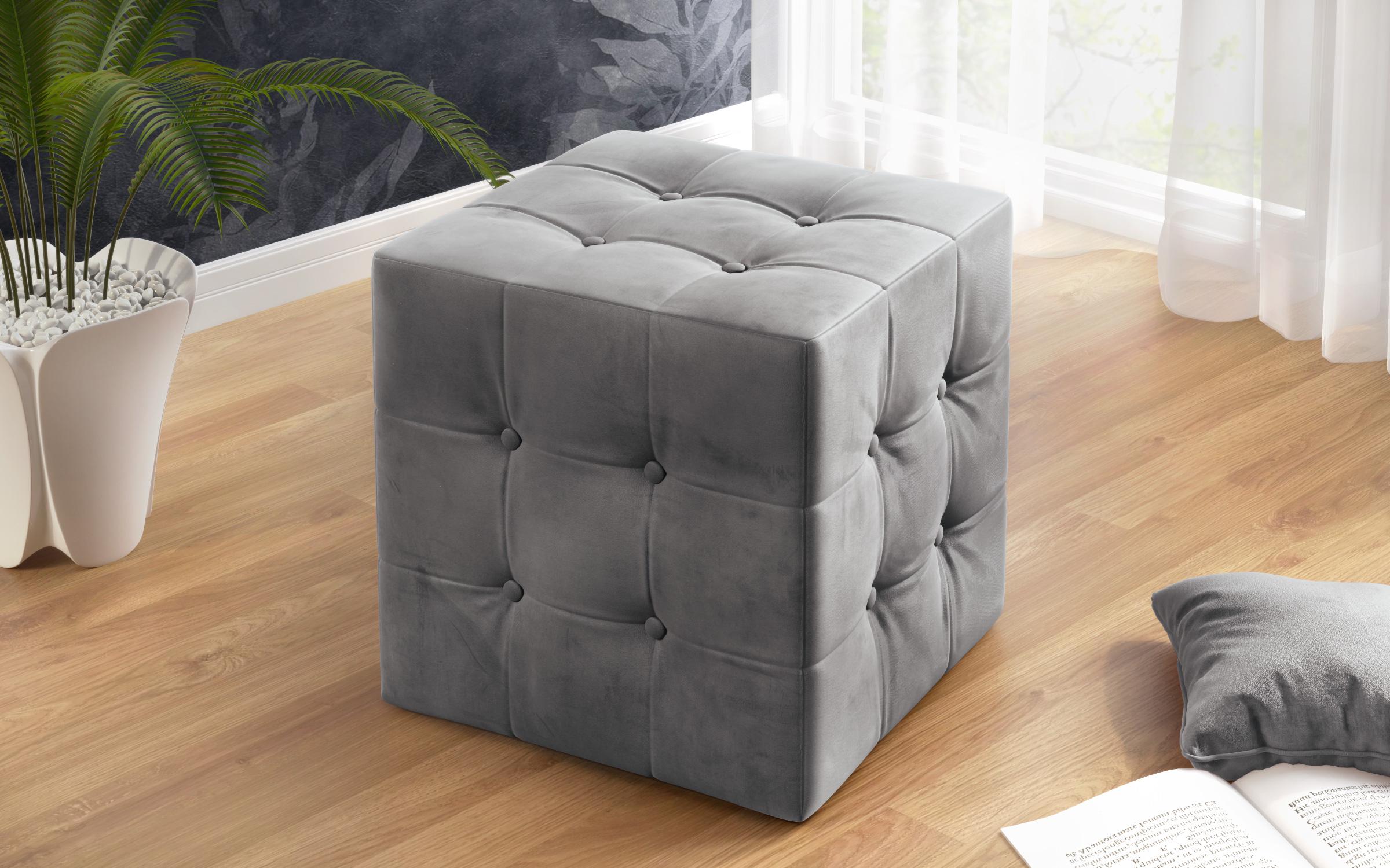 Stool Mario 3828 grey