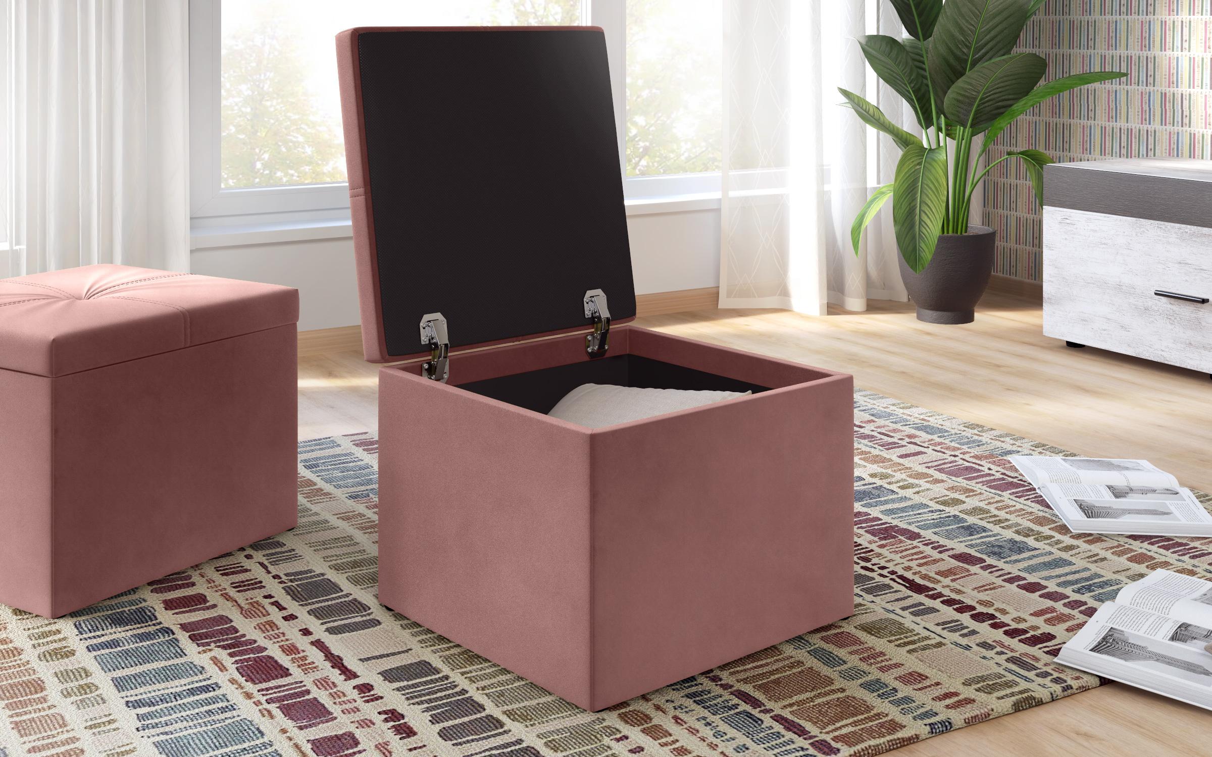 Stool Jackson 5490 dark pink