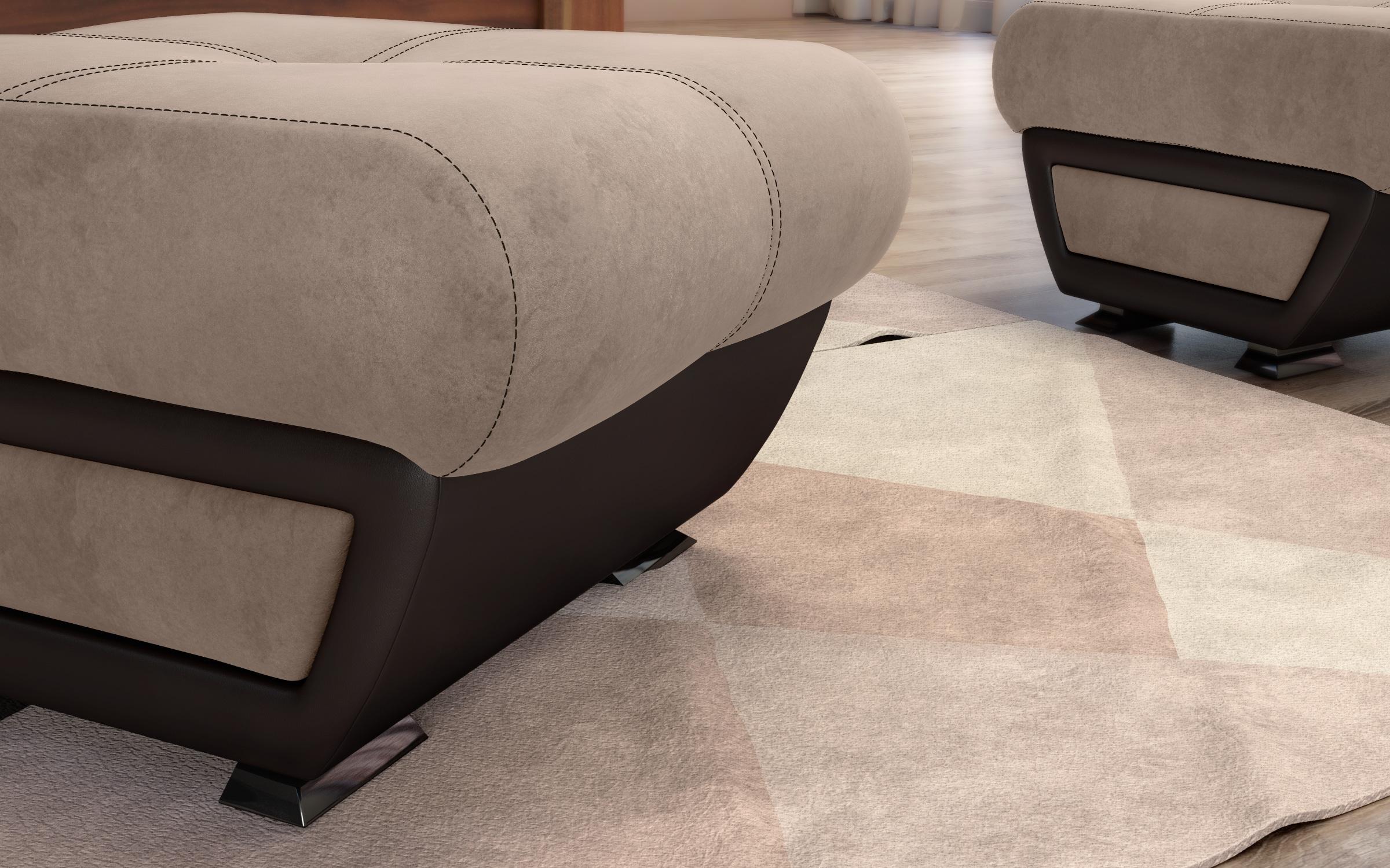 Stool Jimenez 6983 dark beige + brown skin