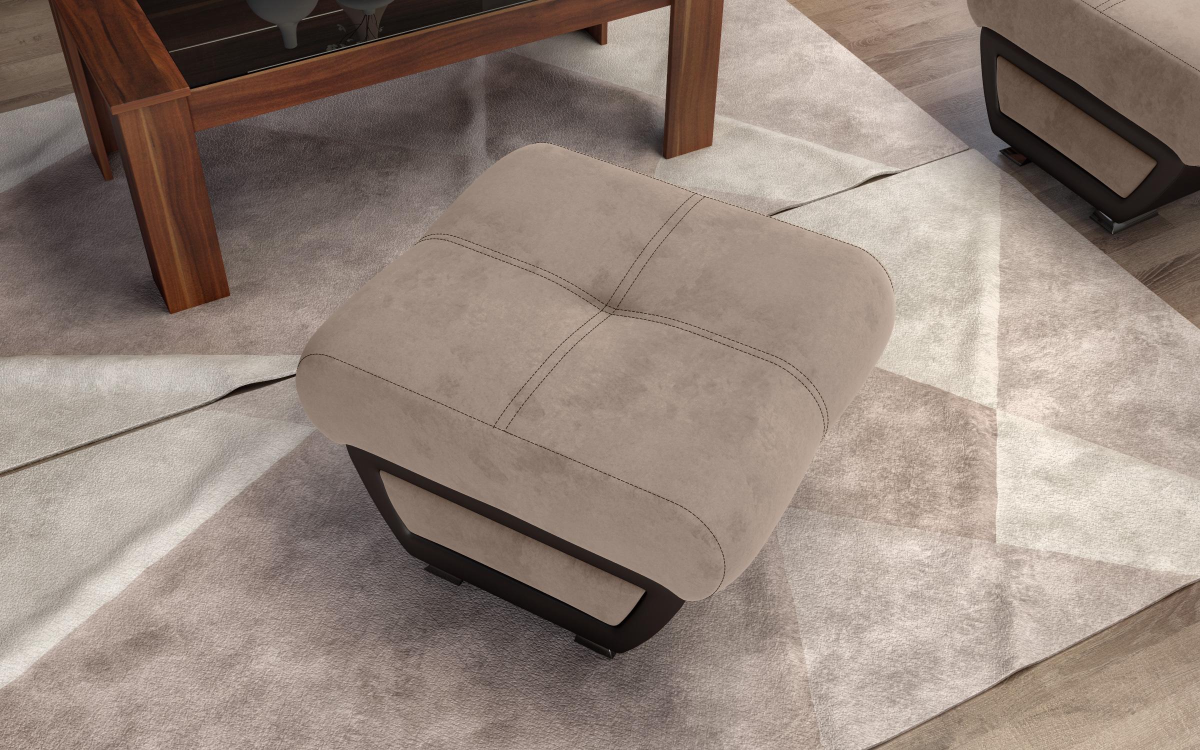 Stool Jimenez 6983 dark beige + brown skin