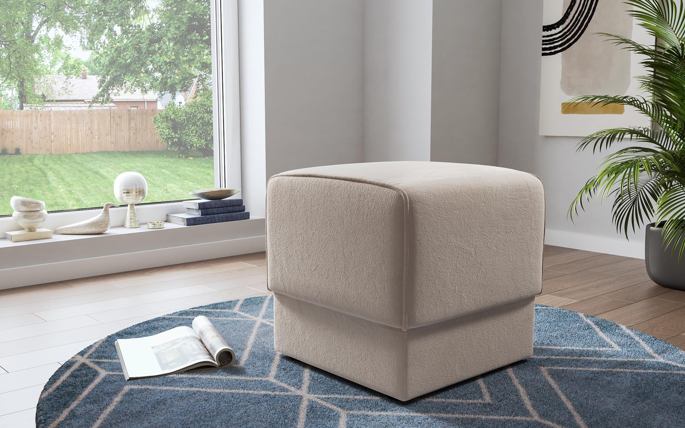 Stool Torreto 7857 beige + pink