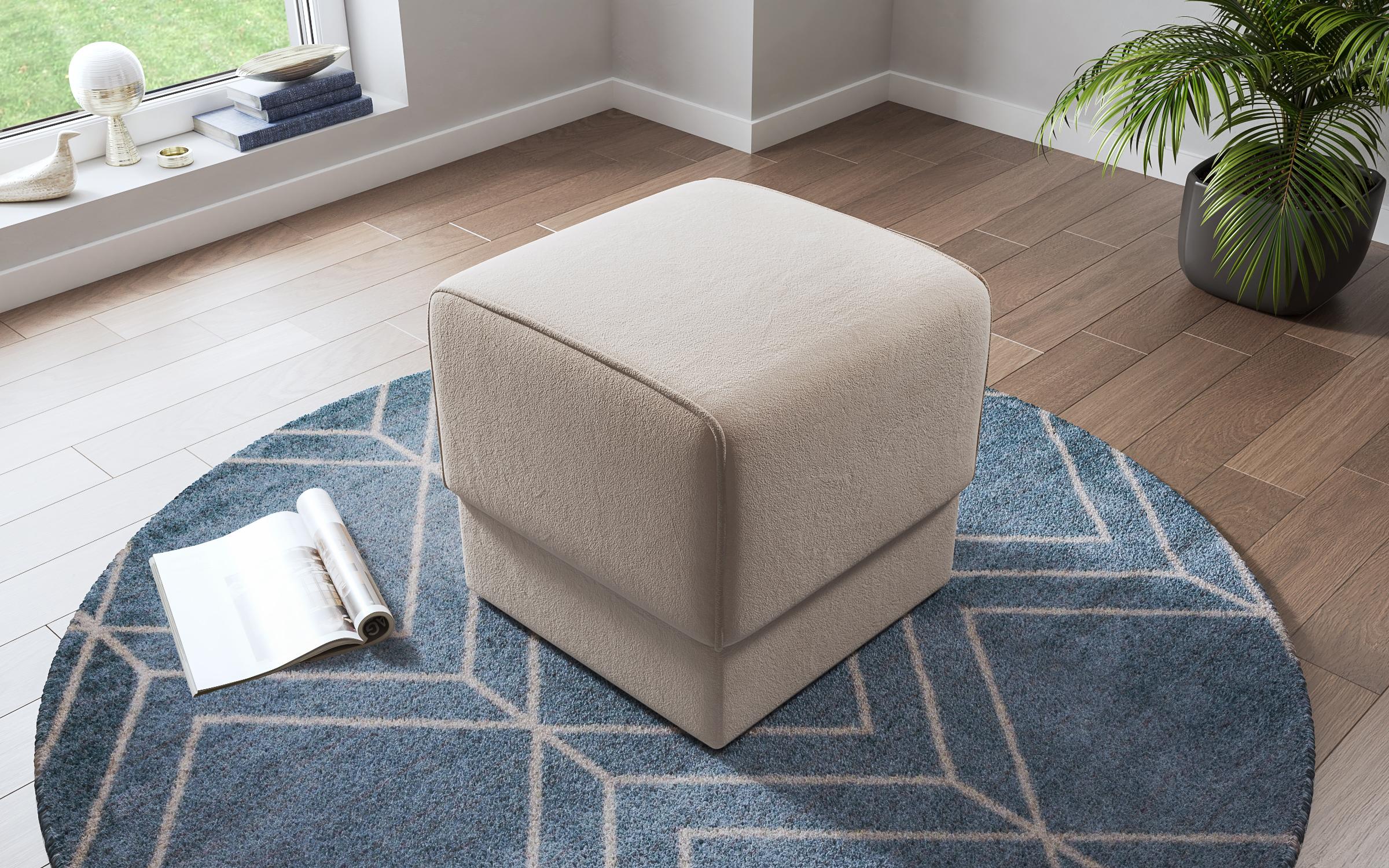 Stool Torreto 7857 beige + pink