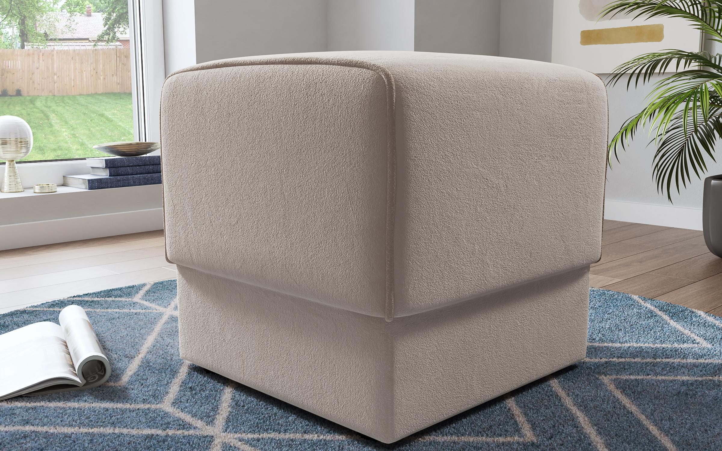 Stool Torreto 7857 beige + pink