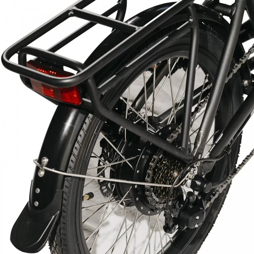 DR Bike 48V Aluminum Folding Electric Bike with SHIMANO Gears 20 Ιnches Gray B06EF