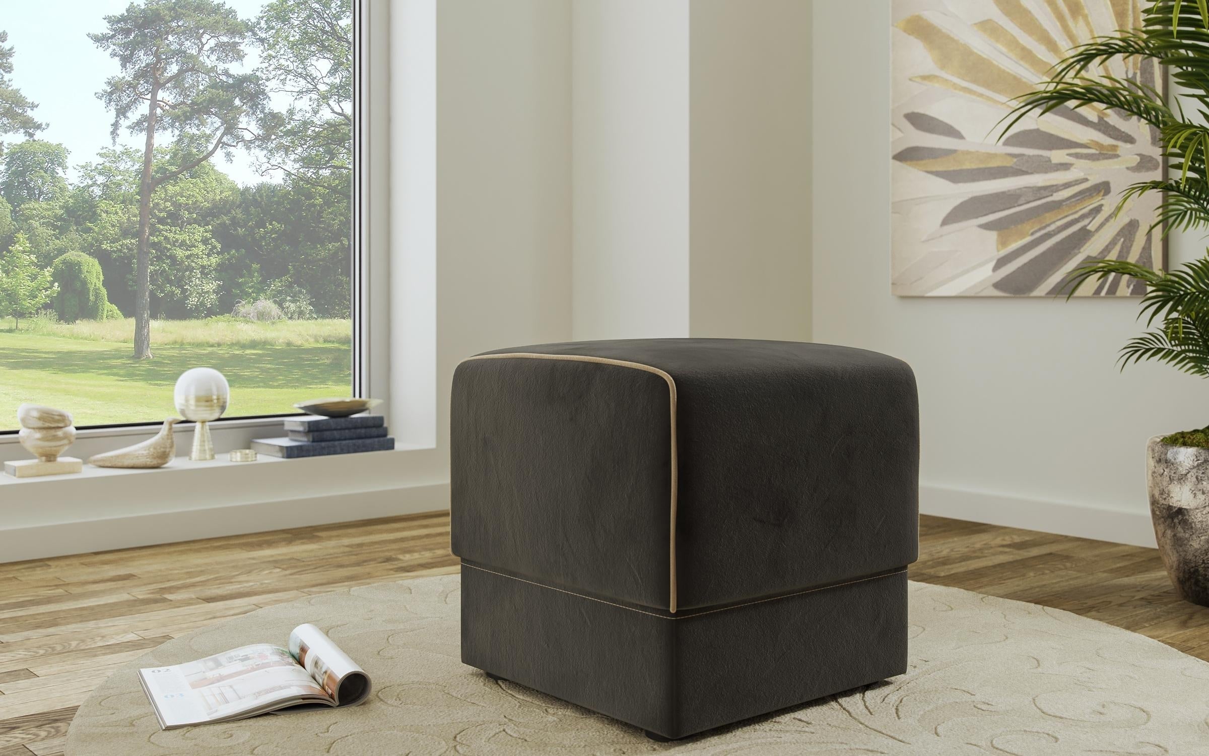 Stool Torreto 7857 beige + pink