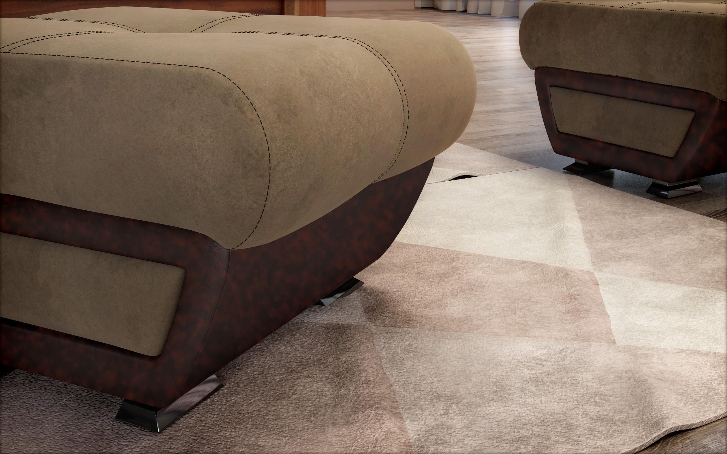 Stool Jimenez 6983 brown + brown skin
