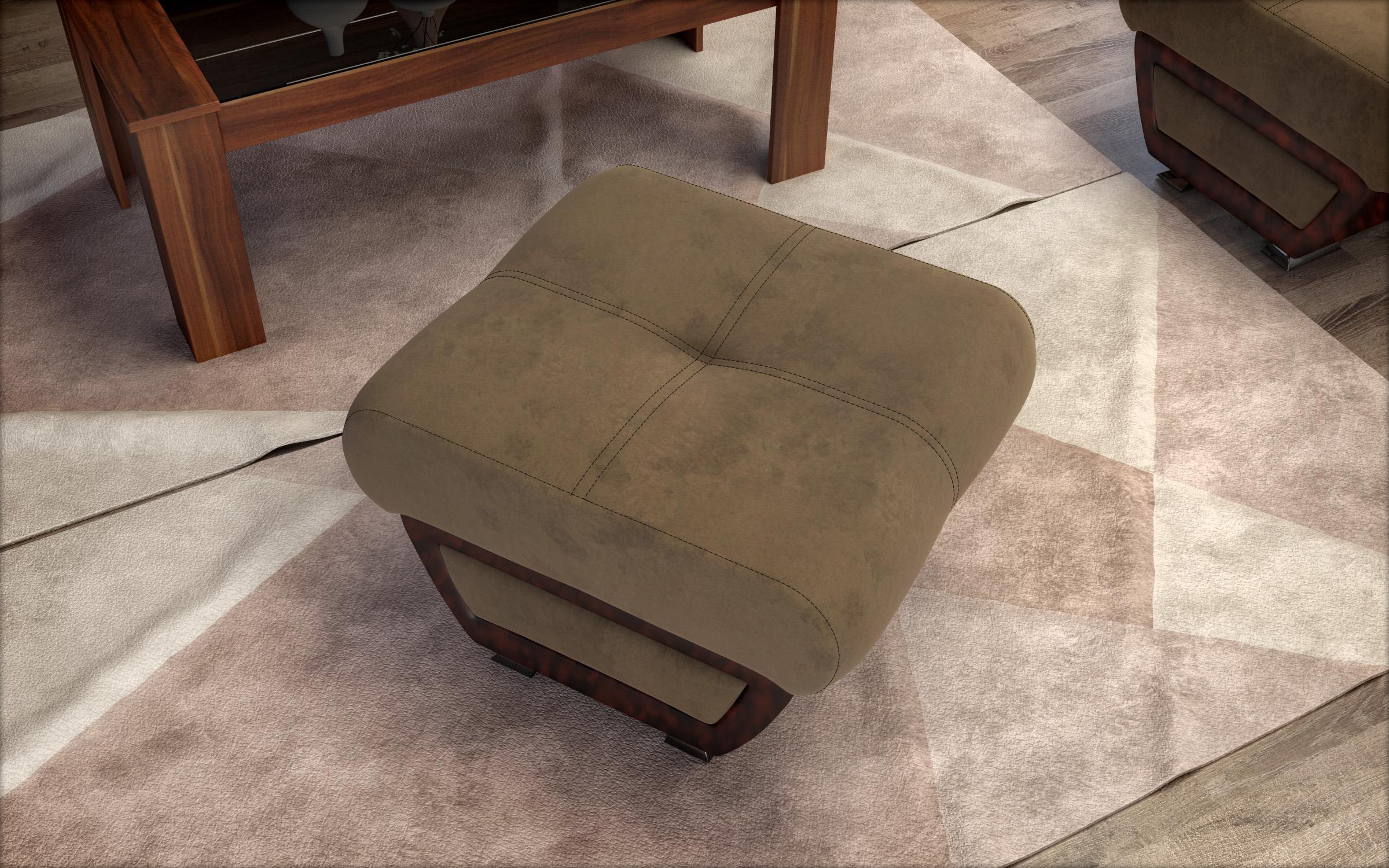 Stool Jimenez 6983 brown + brown skin