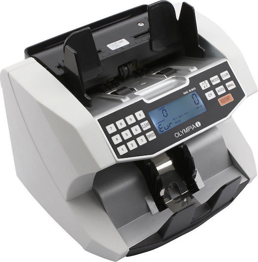 Olympia NC 590 Високоскоростен брояч на банкноти със смесено броене 1500/min & UV Откриване на фалшификати
