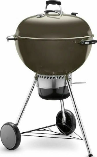 Weber Master Touch GBS C-5750 Скара на дървени въглища от неръждаема стомана Kettle с капак и термометър 57x57 cm.