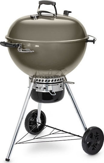 Weber Master Touch GBS C-5750 Скара на дървени въглища от неръждаема стомана Kettle с капак и термометър 57x57 cm.