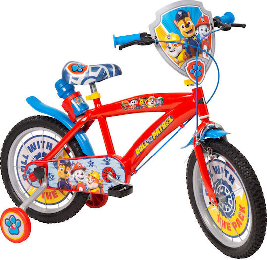 Toimsa Paw Patrol 16" Детски градски велосипед Red 5 години
