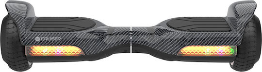 Rebel Cruiser Carbon Детски ховърборд с 10 km/h Max Скорост и 8 km Автономия Black