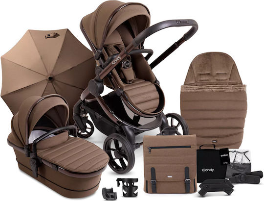 iCandy Peach 7 Регулируема количка 3 в 1 Подходящо за новородено Brown