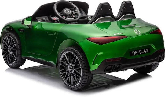 Mercedes AMG SL63 Двуместен с дистанционно управление Licensed 24 Volt Green 1+ години