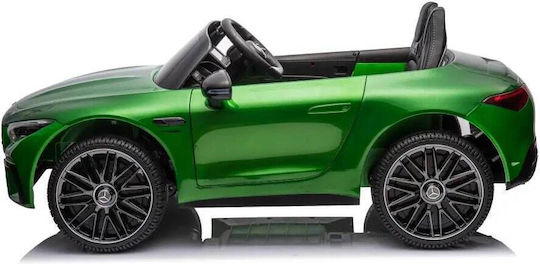 Mercedes AMG SL63 Двуместен с дистанционно управление Licensed 24 Volt Green 1+ години