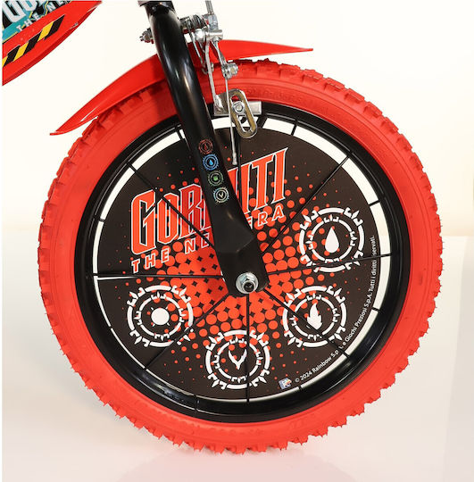 Dino Bikes Gormiti 16" Детски велосипед BMX Black & Orange 5 - 7 години.