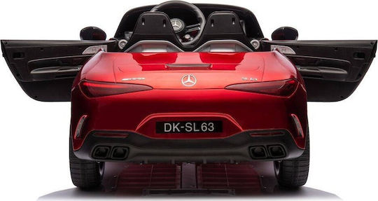 Mercedes AMG SL63 Двуместен с дистанционно управление Licensed 24 Volt Red 1+ години
