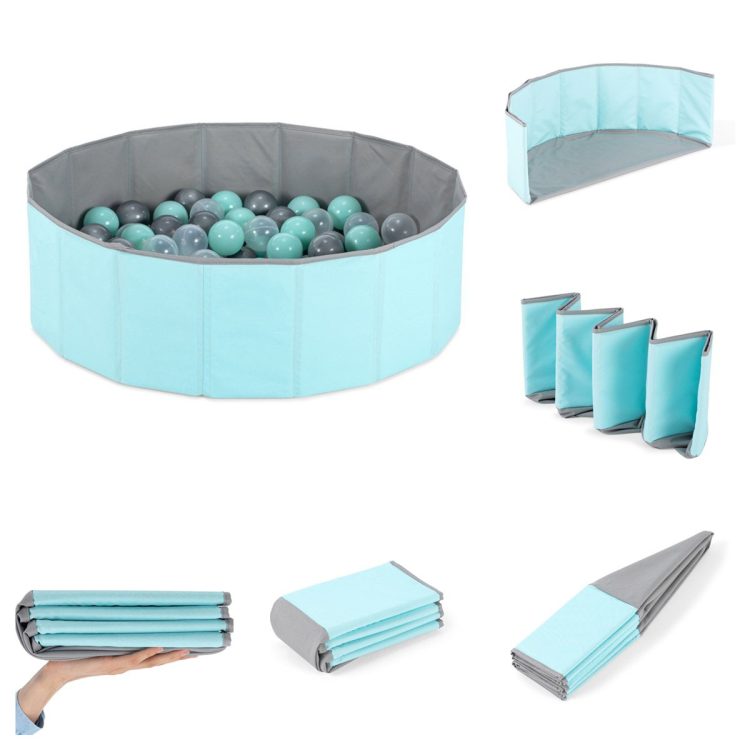 Foldable Activity Pool 80cm with 150 balls Blue FAB-002