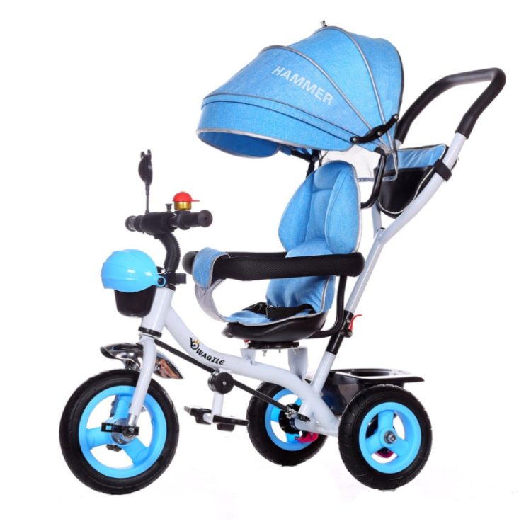 Tricycle with adjustable position 360 degrees Blue 1-4 Years 066-03-BLUE